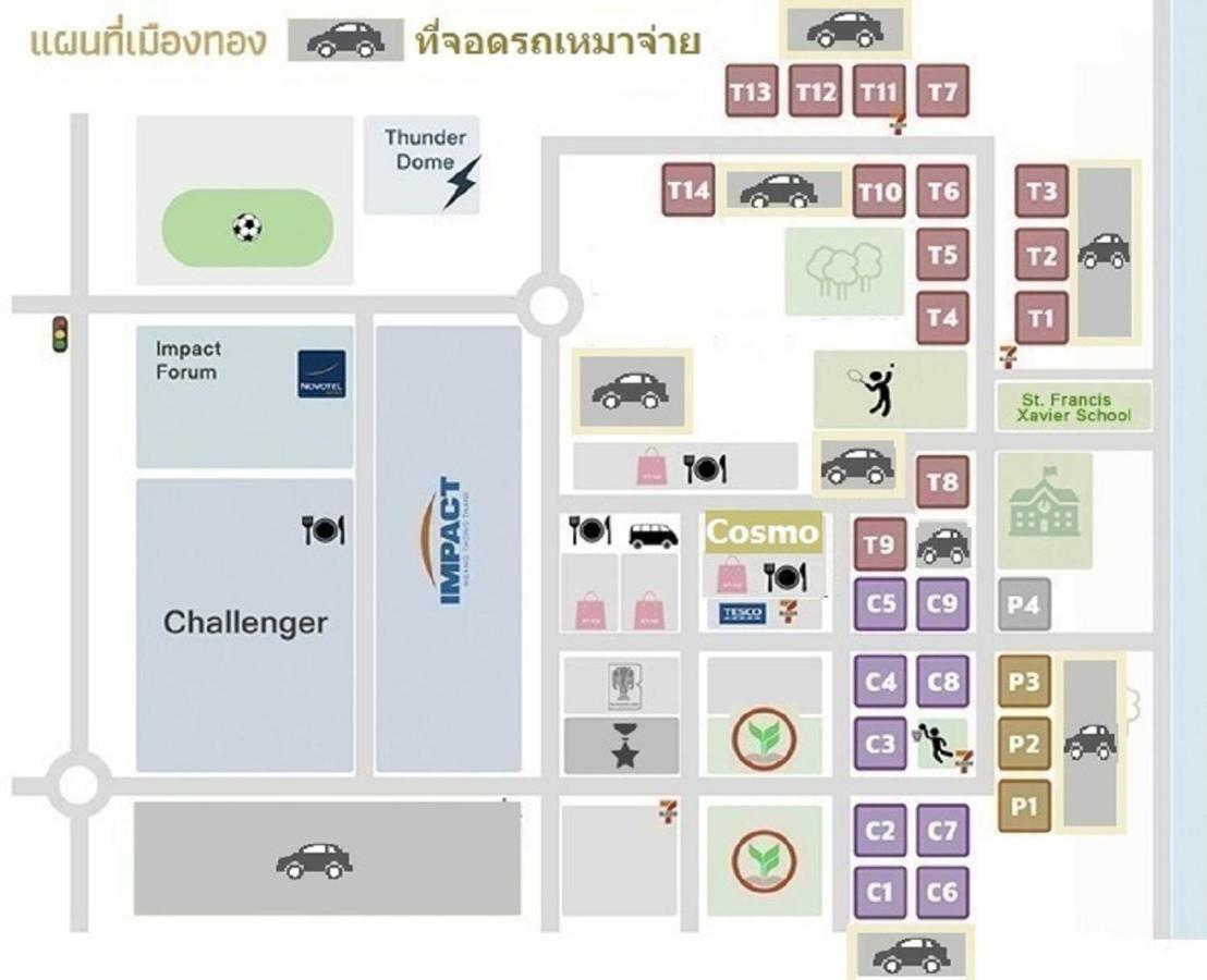 Popular Condo C4 Nonthaburi Exterior photo